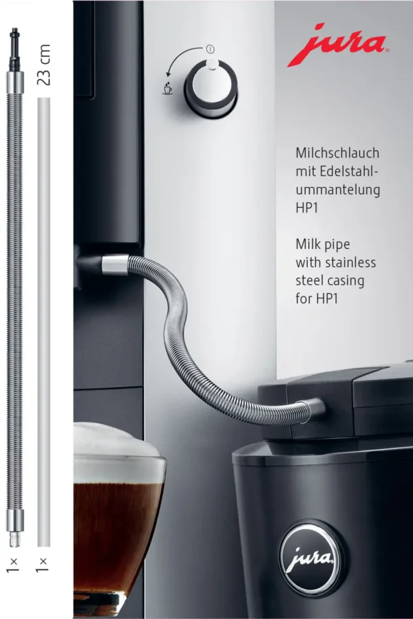 JURA Milk Pipe with Stainless Steel Casing (HP1) - Image 2