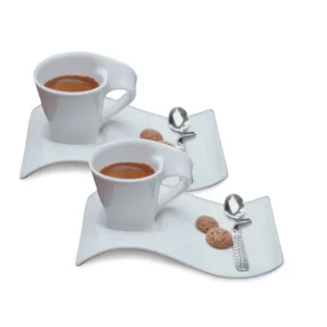 New Wave Espresso Set - Set of 2