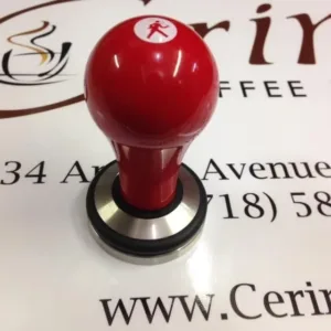 Olympia Tamper Red with Logo