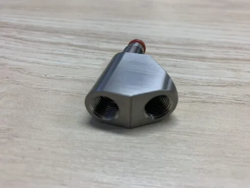 Naked Portafilter: Y-Shaped Pressure Splitter for Smart Espresso Profiler for Olympia Cremina, product image from Qualitycoffeesystems