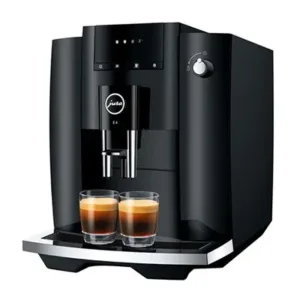 JURA E4 Piano Black espresso machine – simple and stylish superautomatic model