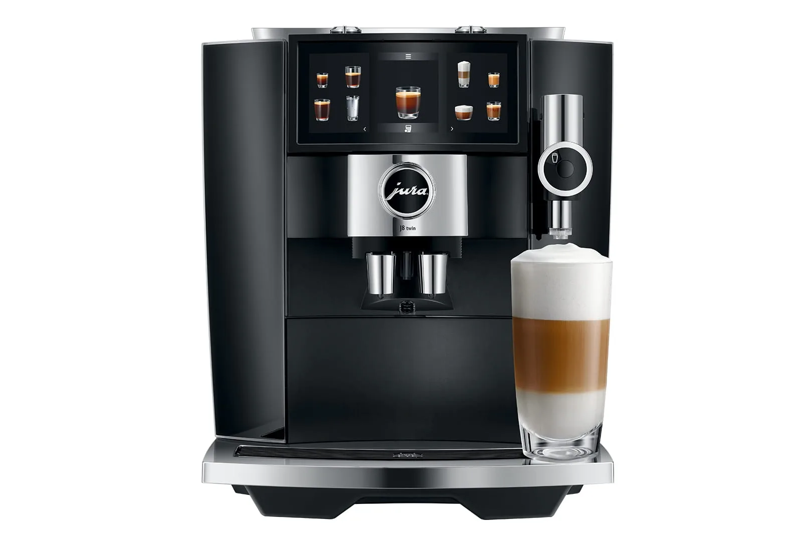 JURA J8 twin - Diamond Black (SHOWROOM MODEL), product image from Qualitycoffeesystems