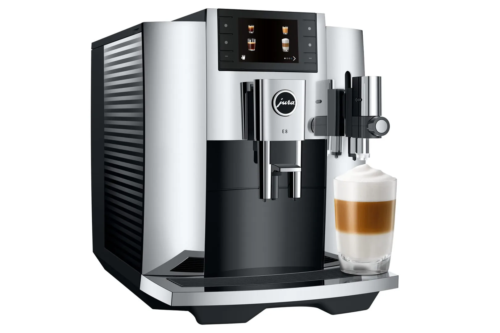 JURA E8 Chrome, product image from Qualitycoffeesystems