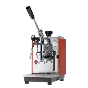 Olympia Cremina Red - swiss manual espresso machine - side view