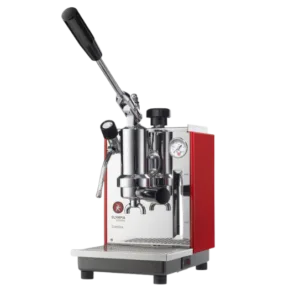 Olympia Cremina SL Red - swiss manual espresso machine - side view