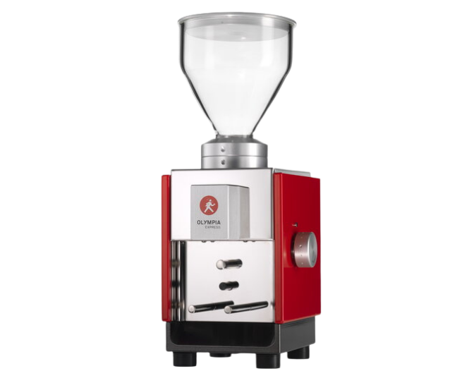 Olympia Moca Grinder - Red, product image from Qualitycoffeesystems