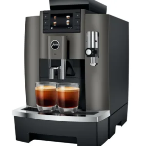JURA W8 Super Automatic Espresso Machine angled view