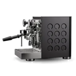 Rocket Appartamento TCA black Semi Auto Home Espresso Machine side view