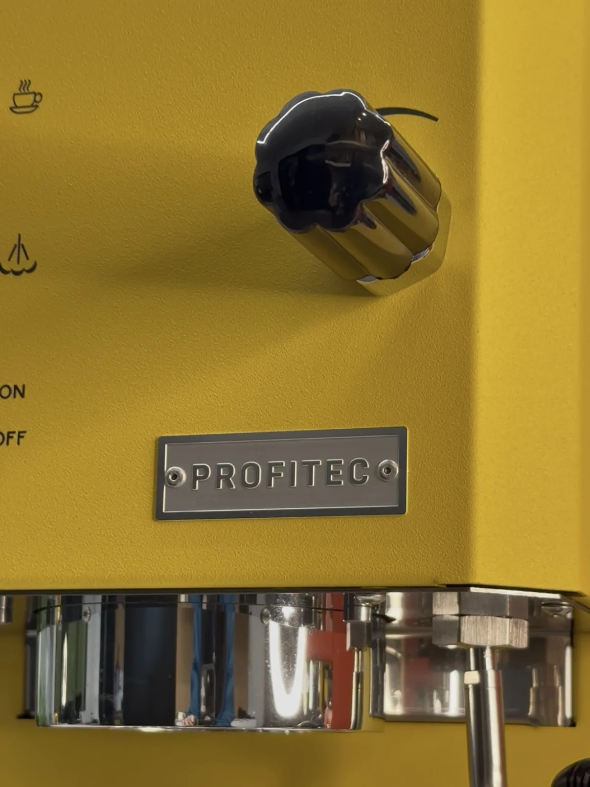 New colours for espresso machines including Profitec GO in Yellow