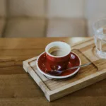 water and espresso