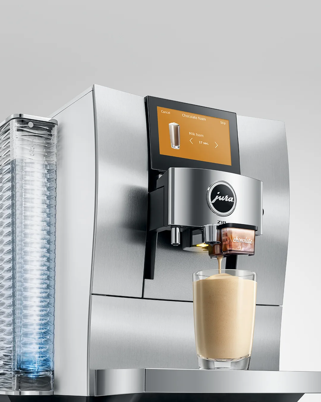 JURA Z10 Aluminum White chocolate foam